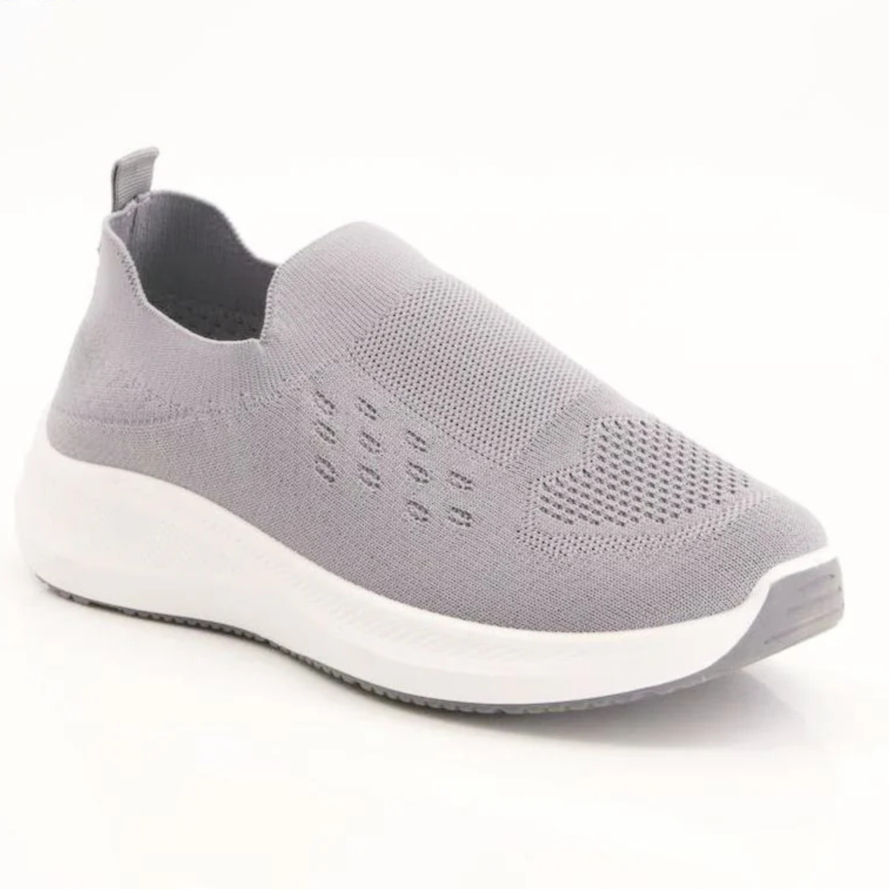 Grey Slip-On Shoes for Women